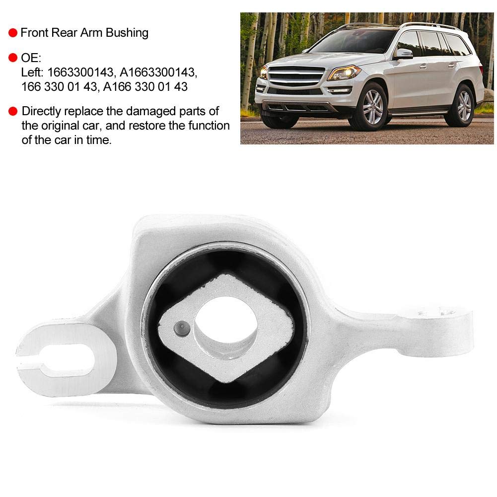High-Quality Front & Rear Control Arm Bushings Kit for Mercedes-Benz GL-Class X166 & M-Class W166 - Left Side (Part #166 330 01 43 & 166 330 02 43) - Improves Suspension Performance & Ride Comfort for Off-Roading & Daily Driving