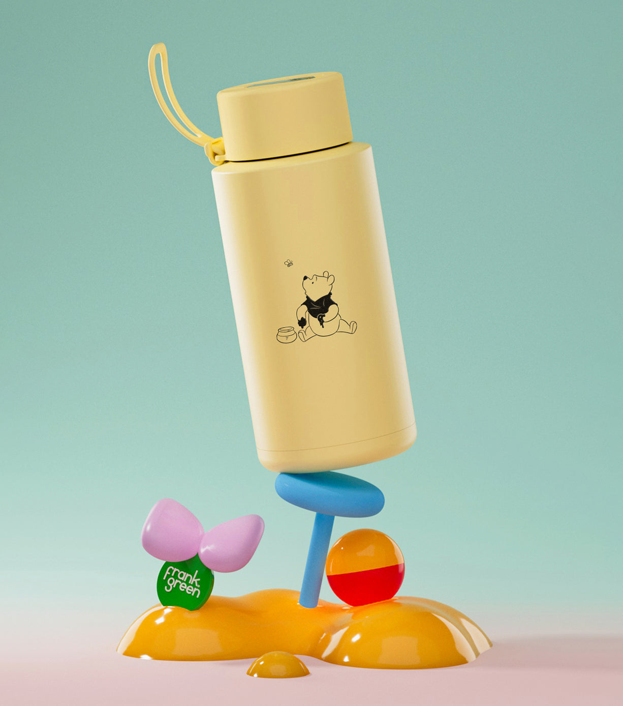 Disney Mickey Mouse Ceramic Reusable Water Bottle 34oz (1000ml) - Insulated Travel Mug for Hot & Cold Drinks, Perfect for Office, Gym, Hiking and Outdoor Activities