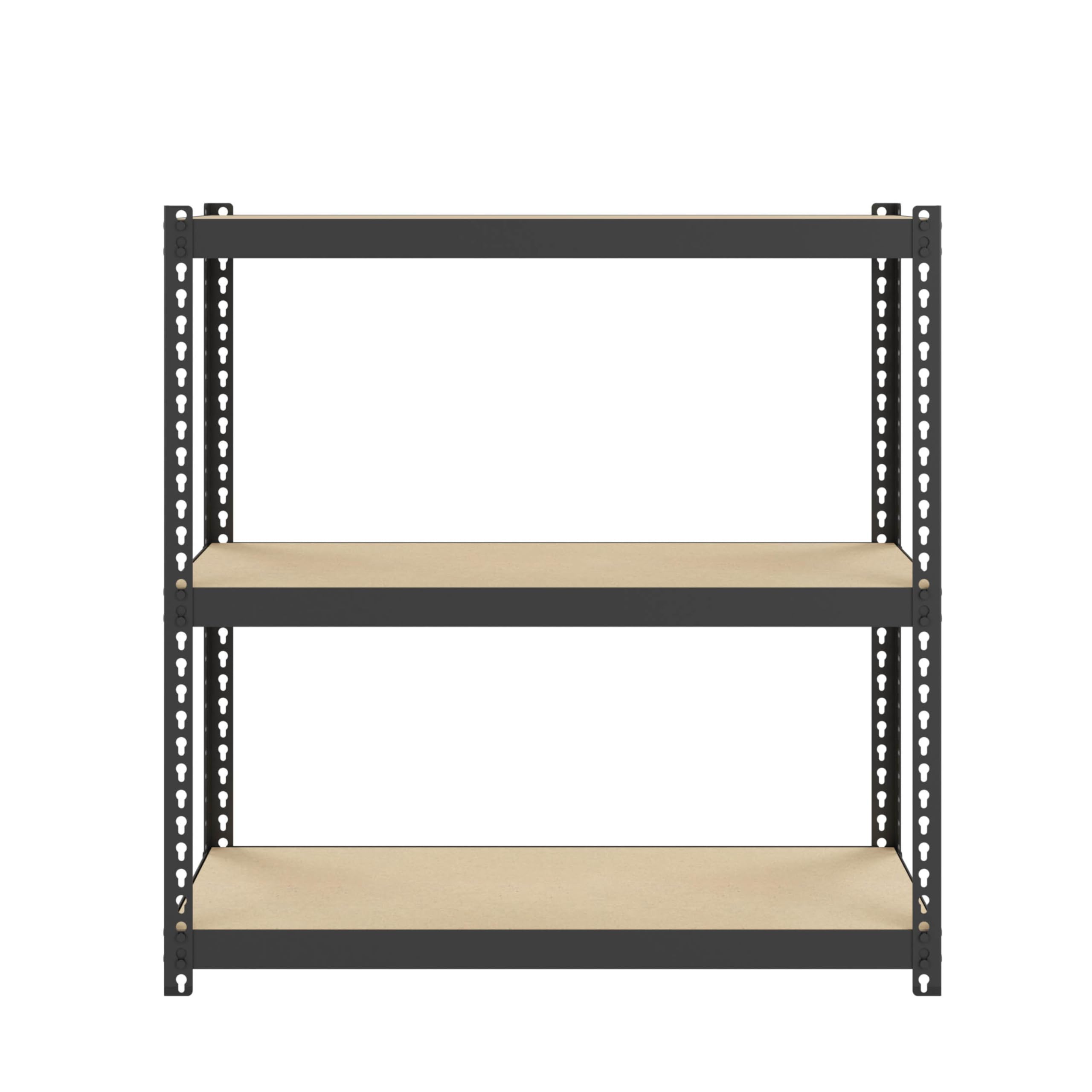 Hirsh Industries 3-Tier Heavy Duty Metal Shelving Unit - 12