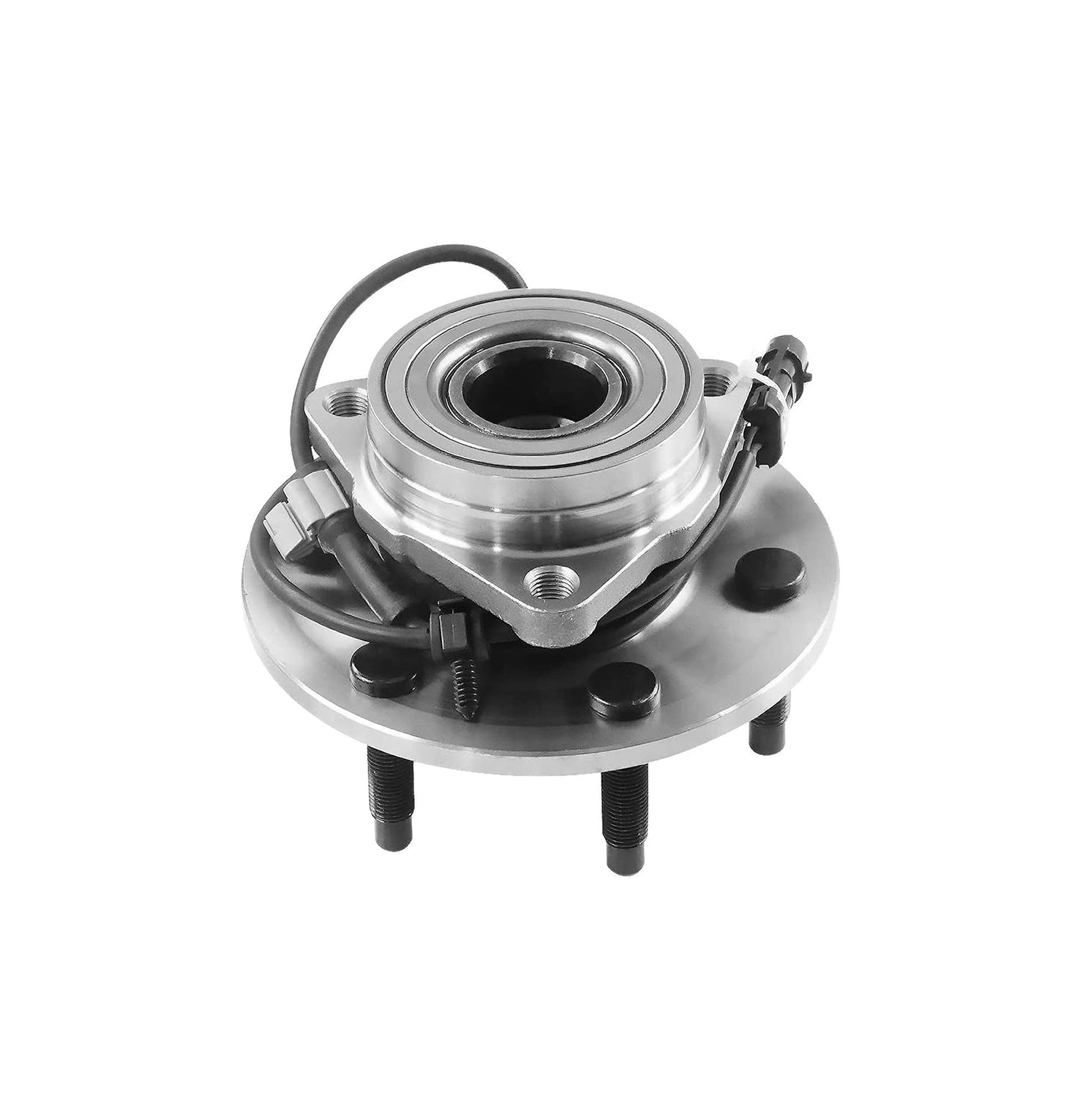 6-Piece Front Steering & Suspension Kit - Wheel Hub & Bearing Assemblies, Upper Control Arms, Lower Ball Joints for Cadillac Escalade, Chevrolet Avalanche 1500, Express 1500 | Perfect for Off-Roading, Towing & Smooth Ride Maintenance
