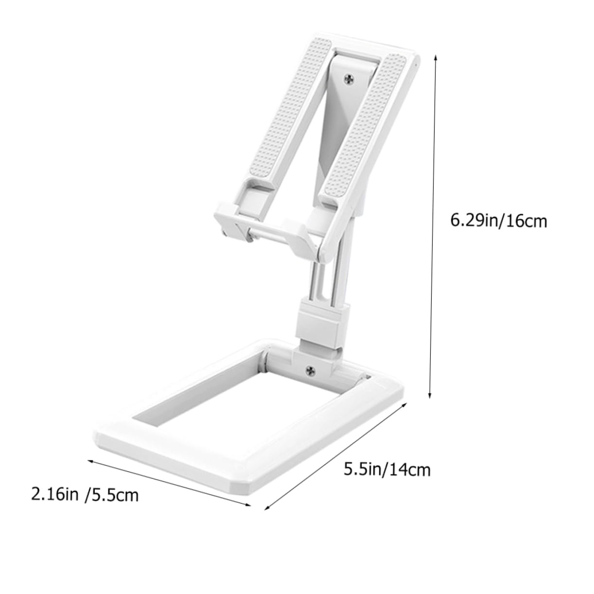 Universal Adjustable Phone Stand - Portable Desk Cell Phone Holder for iPhone, Samsung & Smartphones - Perfect for Home, Office & Video Calls