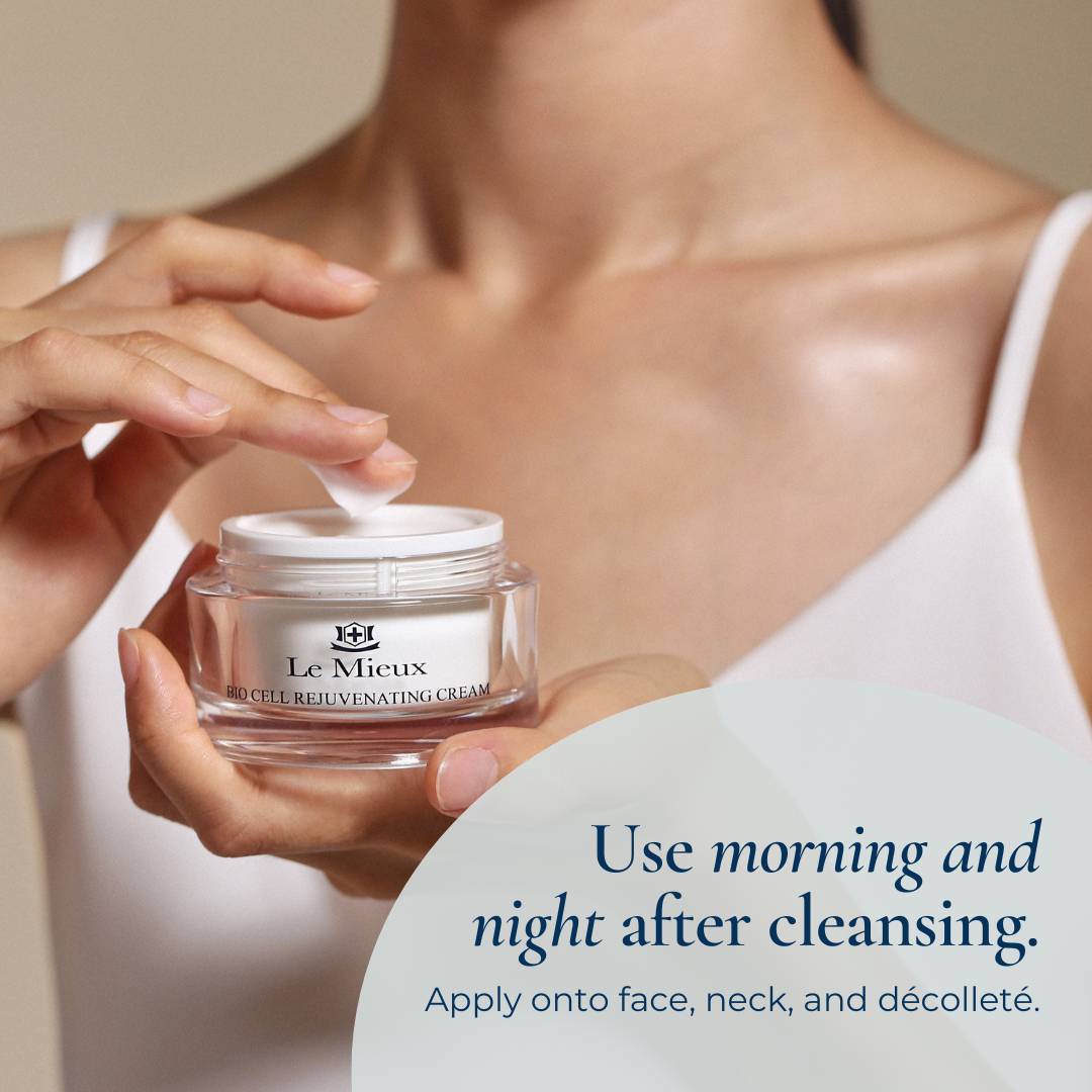 Bio Cell Rejuvenating Cream - Anti-Aging Face Moisturizer with Collagen & Hyaluronic Acid for Wrinkles & Fine Lines - Perfect for Night Skincare Routine & Daily Hydration