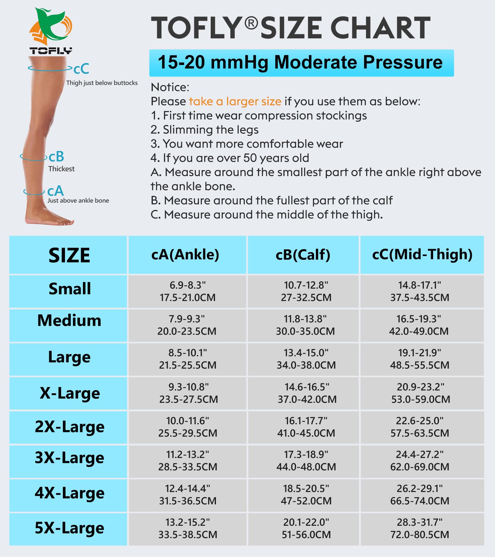 TOFLY® 15-20mmHg Medical Compression Stockings for Women & Men - Thigh High Open Toe Graduated Support Socks for Varicose Veins, Edema & Circulation - Opaque Black XL (Pair) - Perfect for Travel, Pregnancy & Post-Surgery Recovery