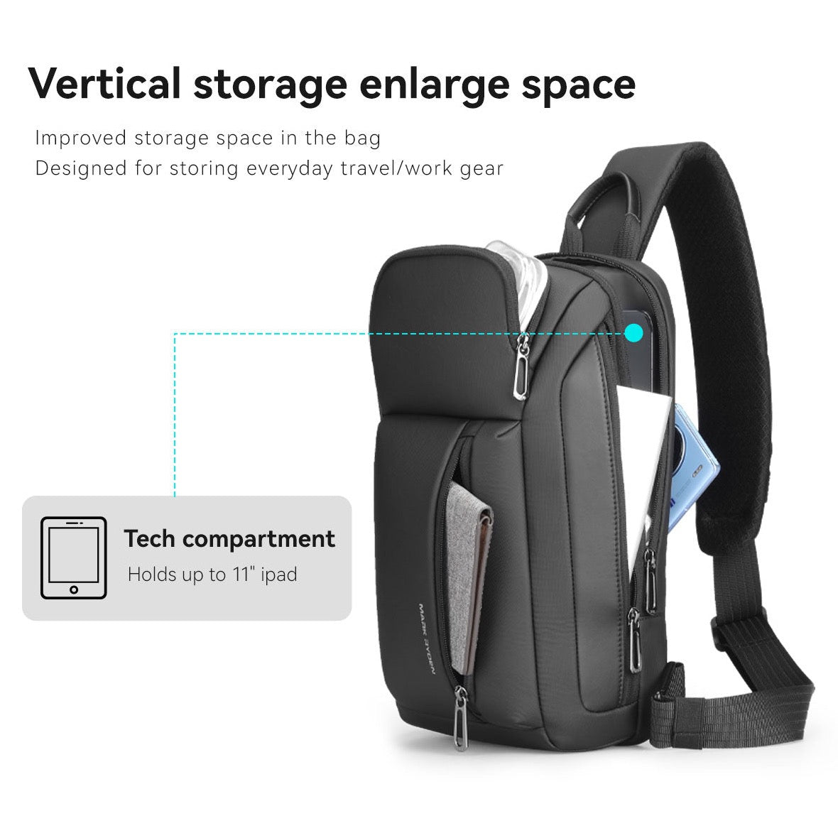 Gobag Mini - Compact Crossbody Bag for Women, Lightweight Travel Purse with Adjustable Strap - Perfect for Daily Use, Shopping & Travel Accessories