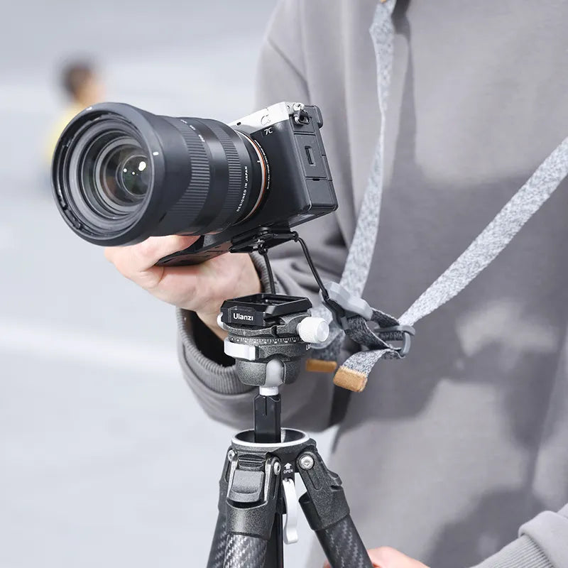 Ulanzi Uka Quick Release Plate and Base Kit C007 - Compatible with DSLR, Mirrorless Cameras - Perfect for Vlogging, Photography & Video Shooting