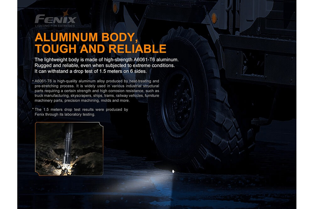Fenix TK16 V2.0 Tactical Flashlight - 3100 Lumens Ultra Bright LED, Rechargeable, IP68 Waterproof, for Camping, Hiking, Emergency & Outdoor Adventures