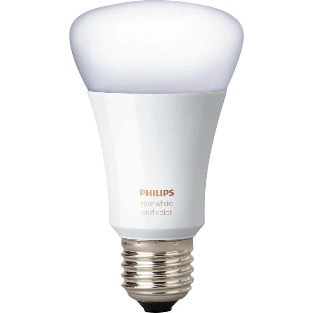 Philips Hue White and Color Ambiance A19 60W Equivalent Dimmable LED Smart Bulb - 1 Pack | Works with Alexa, Google Assistant & Apple HomeKit | Voice Control & App Adjustable | Perfect for Bedroom, Living Room & Smart Home Lighting (California Compliant)
