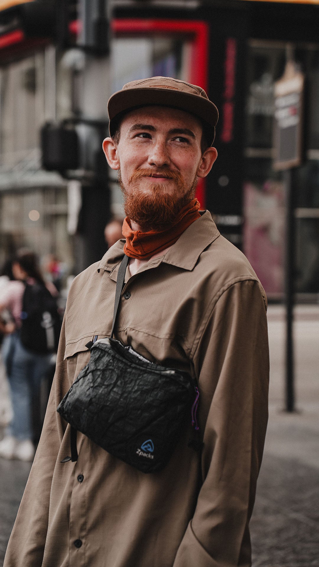 Zpacks x TownShirt Men's Lightweight Button-Up Hiking Shirt - Quick-Dry, UPF 50+ Sun Protection for Outdoor Adventures & Travel