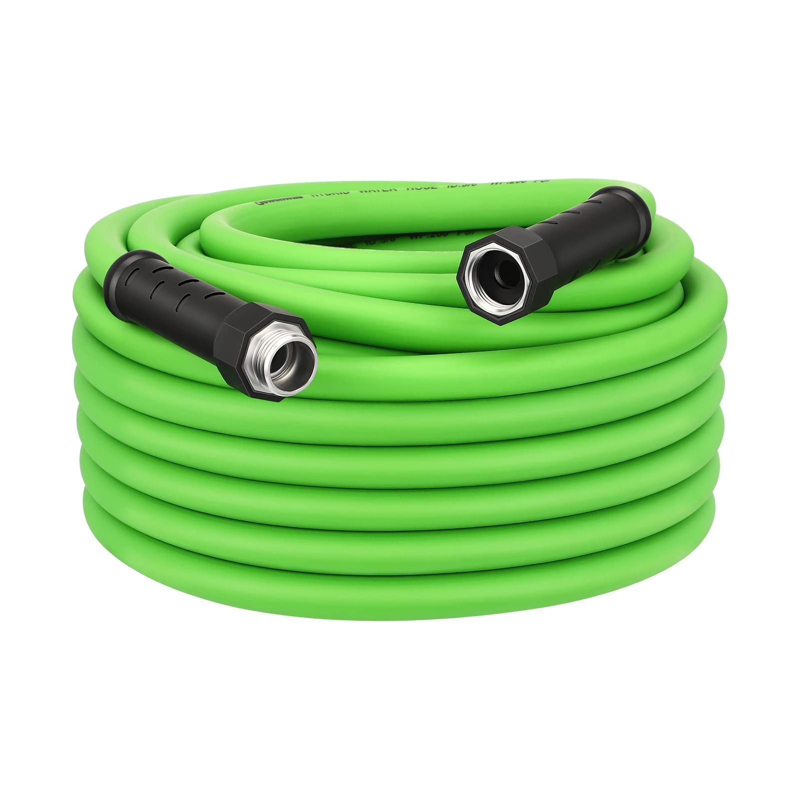 DEWENWILS 50 ft x 5/8 Inch Heavy Duty Garden Hose with Swivel Handle - Lightweight, Flexible Water Hose for Plants, Car Washing, Yard & Outdoor Use - 3/4 Inch Solid Fittings, Drinking Water Safe - Perfect for Gardening, Lawn Care & Home Cleaning