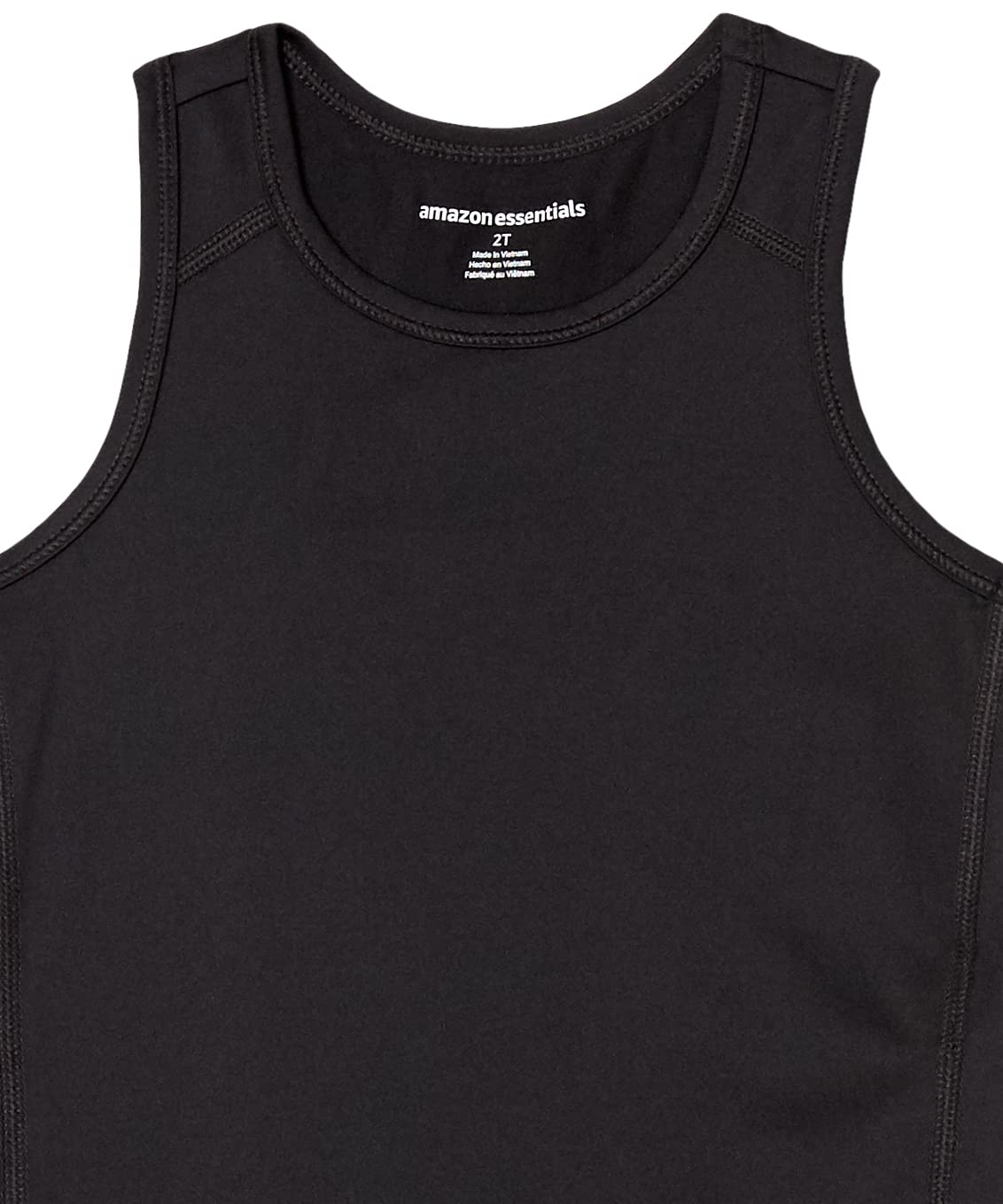 Amazon Essentials Girls and Toddlers' Active Tank Tops - 2 Pack | Soft Breathable Cotton Playwear for Running, Yoga & Outdoor Activities