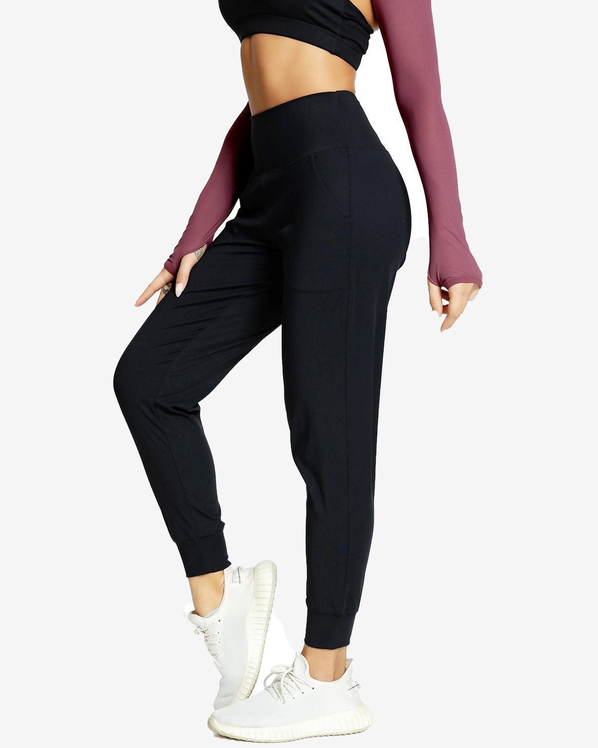 Comfortable Ribbed Cuff Jogger Sweatpants for Men & Women - Soft Lounge Pants for Yoga, Running, and Relaxing at Home