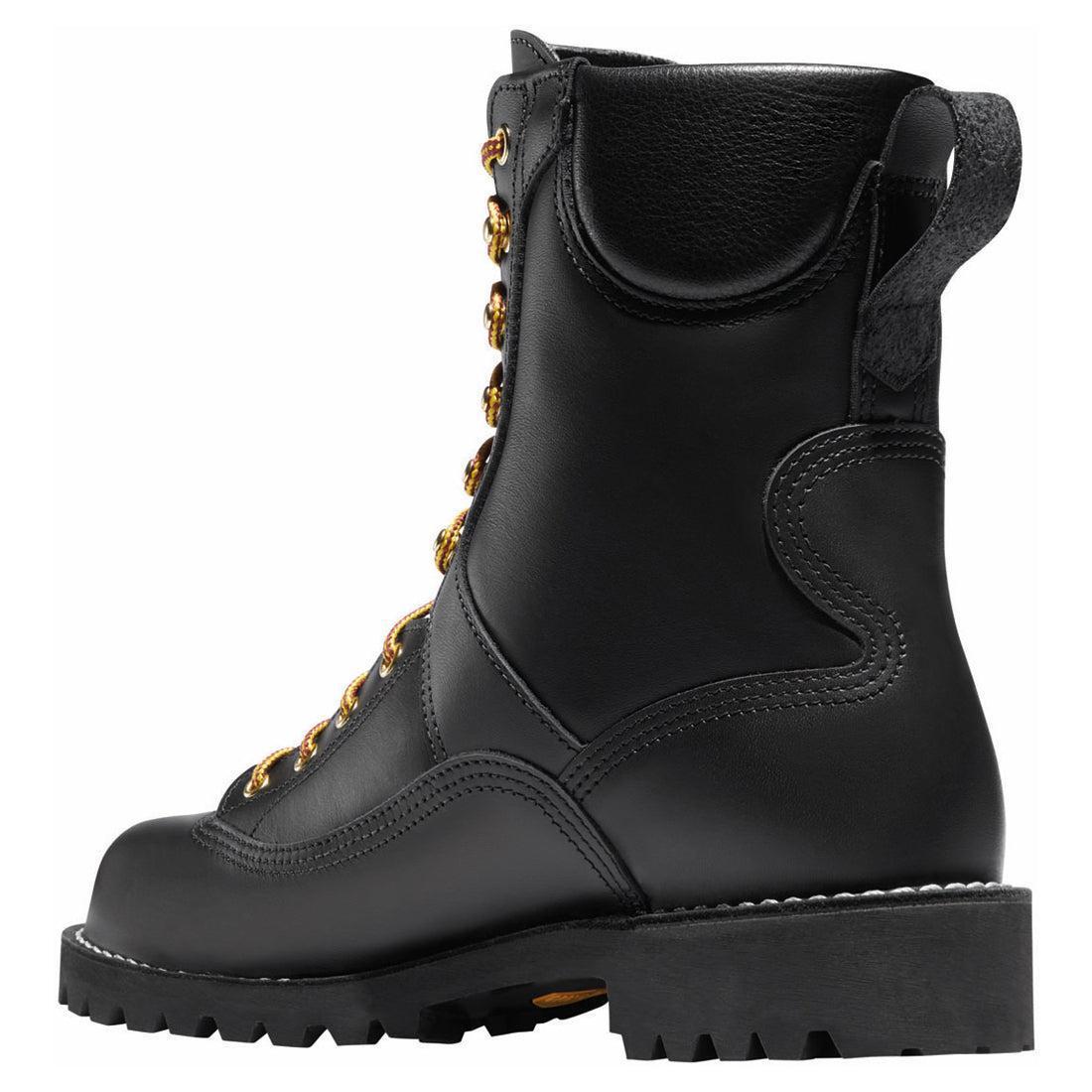 Super Rain Forest 8 200G Waterproof Work Boots for Men - Black Safety Shoes for Construction, Hiking & Outdoor Work