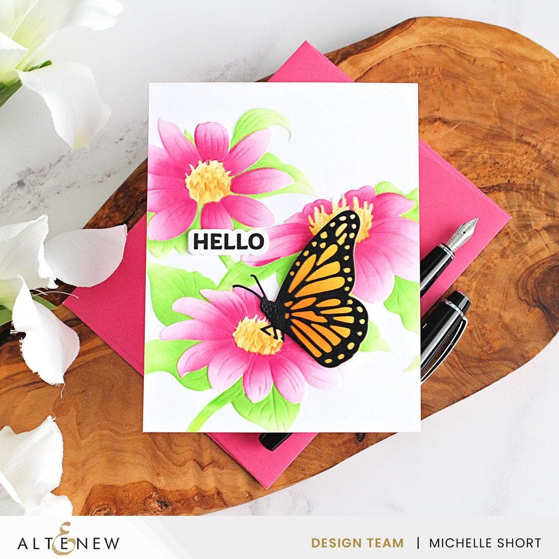 DIY Craft Your Life Project Kit: Wings & Petals - Creative Art Supplies for Scrapbooking, Card Making & Home Decor