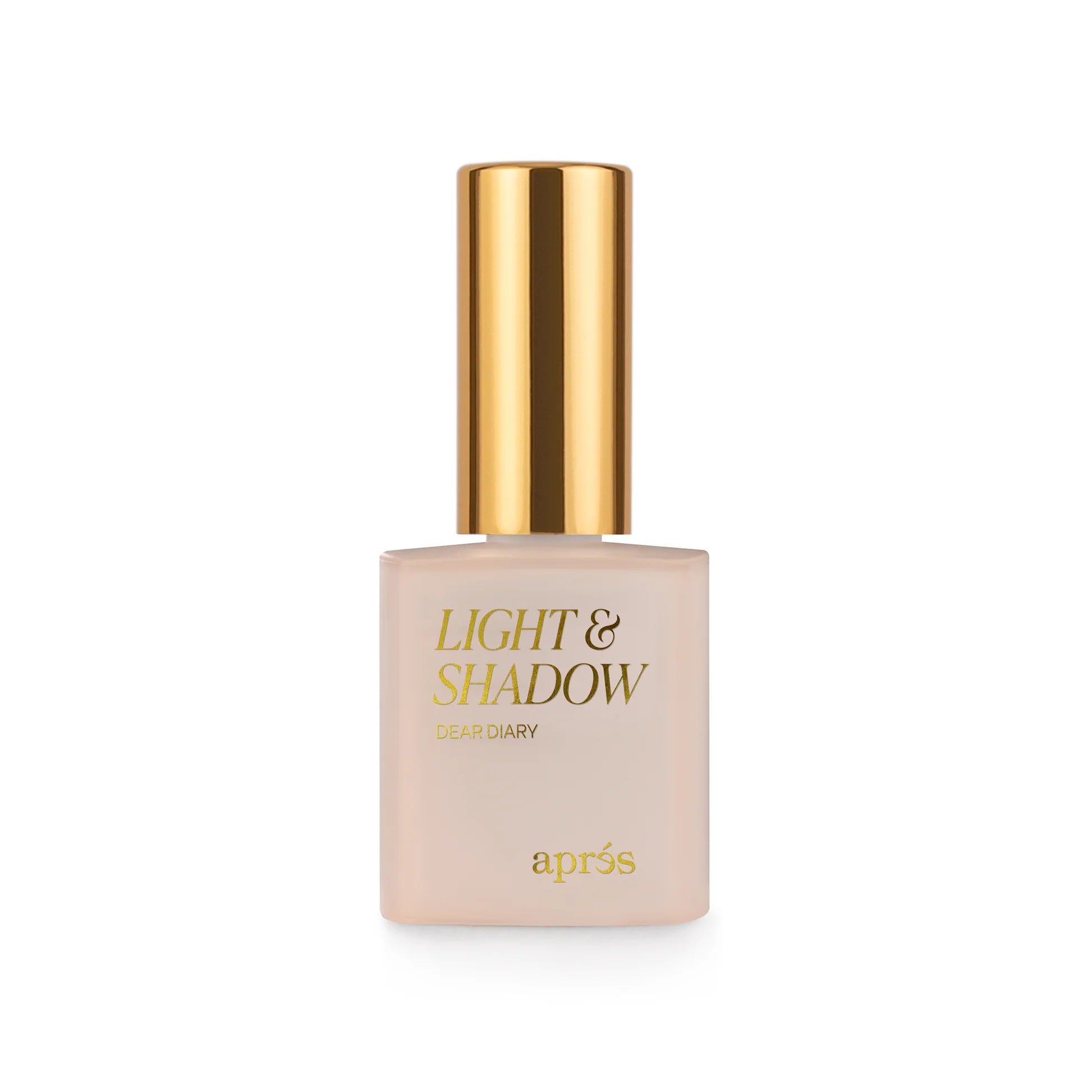 Apres Light & Shadow Sheer Gel Couleur 403 Dear Diary - Semi-Transparent Nail Polish for Natural Look - Perfect for Everyday Wear & Professional Manicures