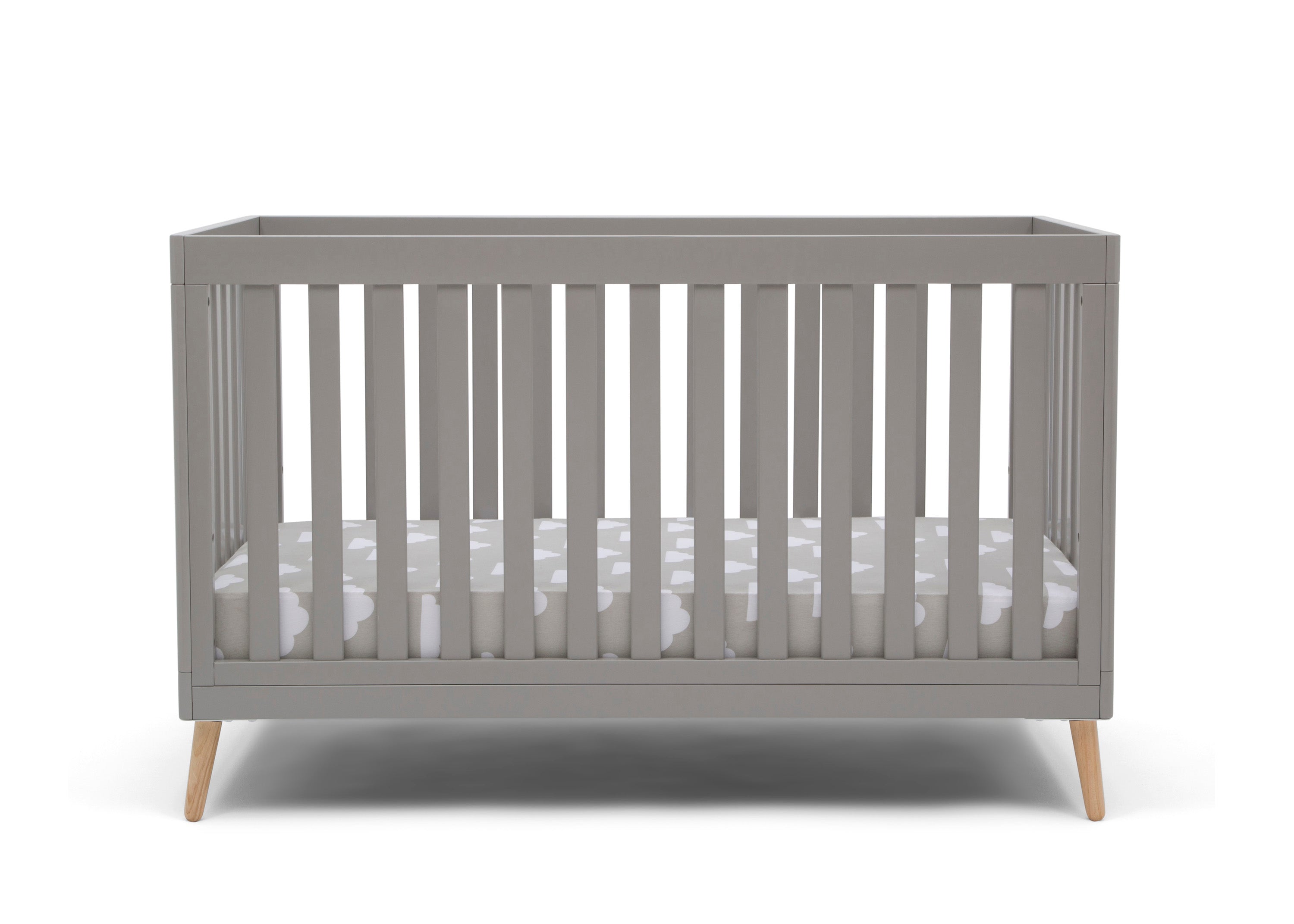 Essex 4-in-1 Convertible Baby Crib - Toddler Bed, Daybed & Full-Size Bed Conversion - Safe Nursery Furniture for Newborns & Kids - Perfect for Bedrooms, Daycare & Guest Rooms