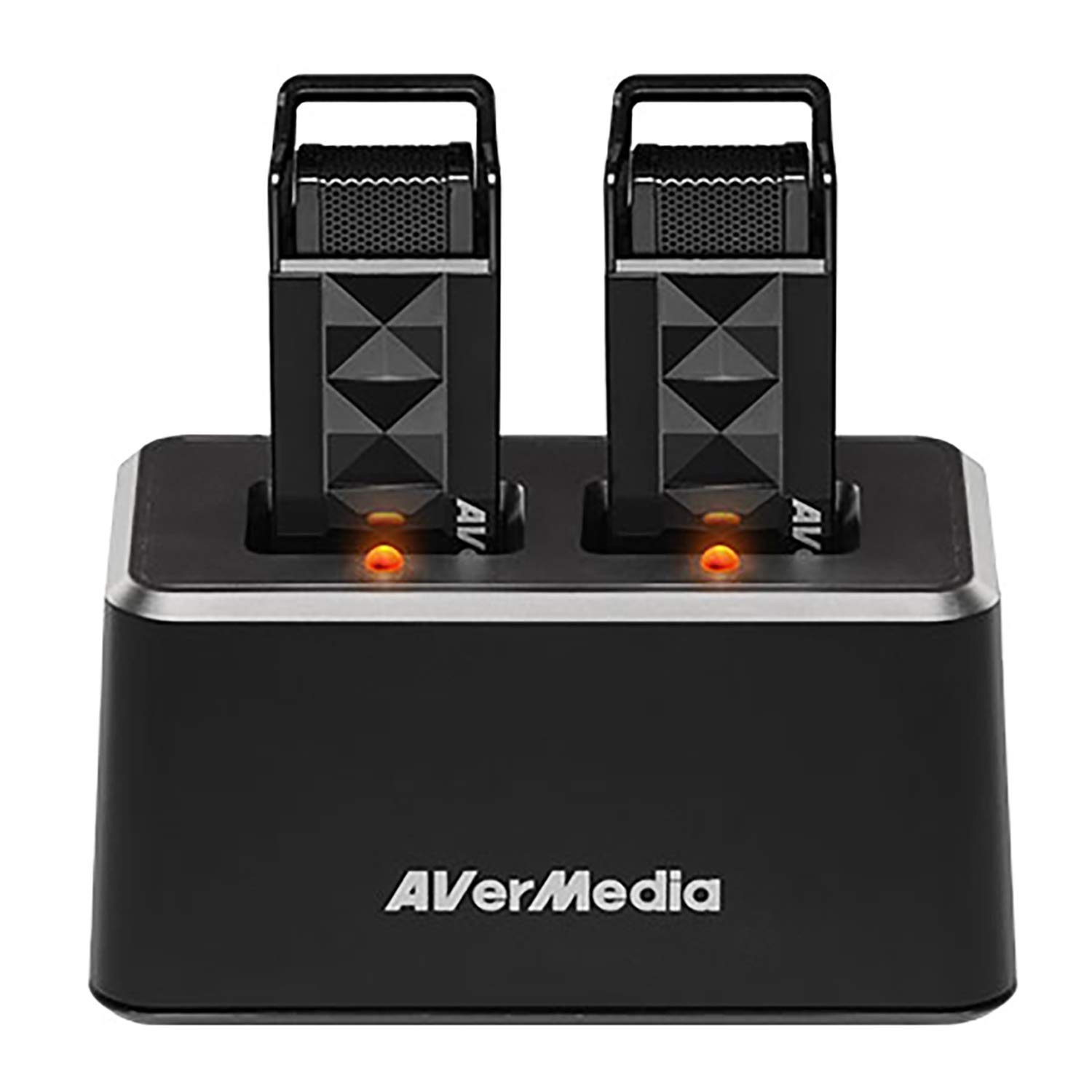 AVerMedia AW315F Wireless Teacher Microphone System - Dual Mic Setup for Presenter & Audience - Ideal for Classrooms, Lectures & Conference Presentations