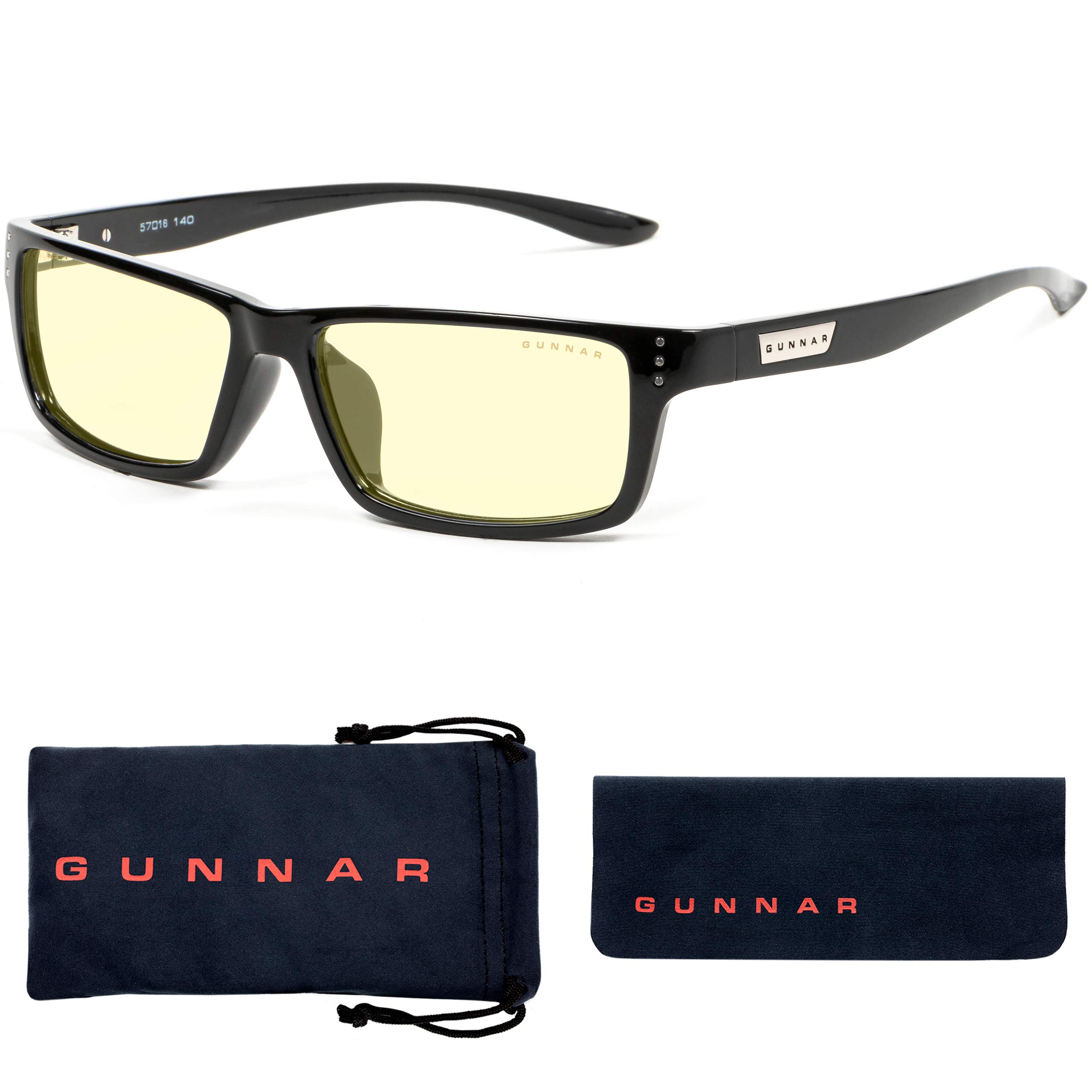 GUNNAR Premium Blue Light Blocking Gaming & Computer Glasses - Reduce Eye Strain for Gamers & Office Workers - Ideal for Esports, Streaming & Long Work Sessions