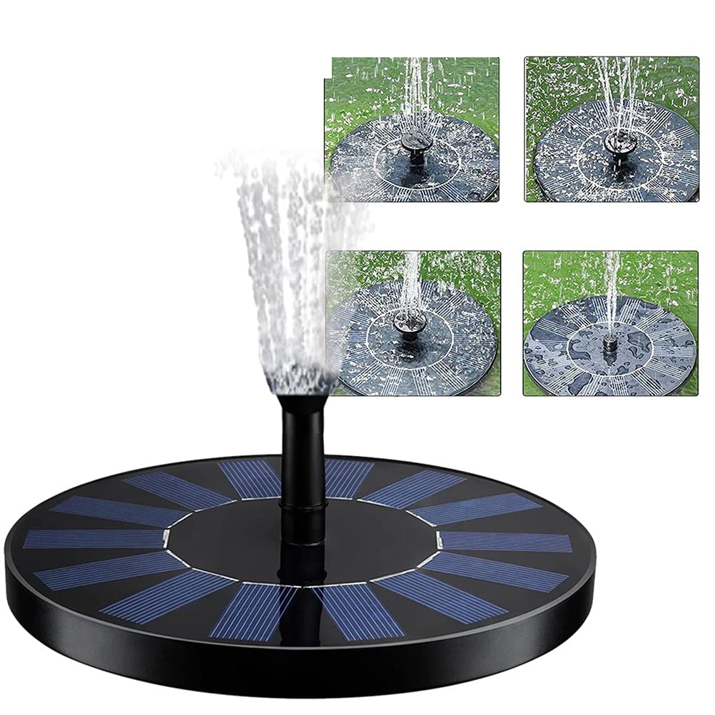 Solar Powered Floating Fountain Pump for Garden, Pool & Pond - 13cm Decorative Water Feature | Perfect for Outdoor Decor, Backyard Landscaping & Relaxing Water Sounds