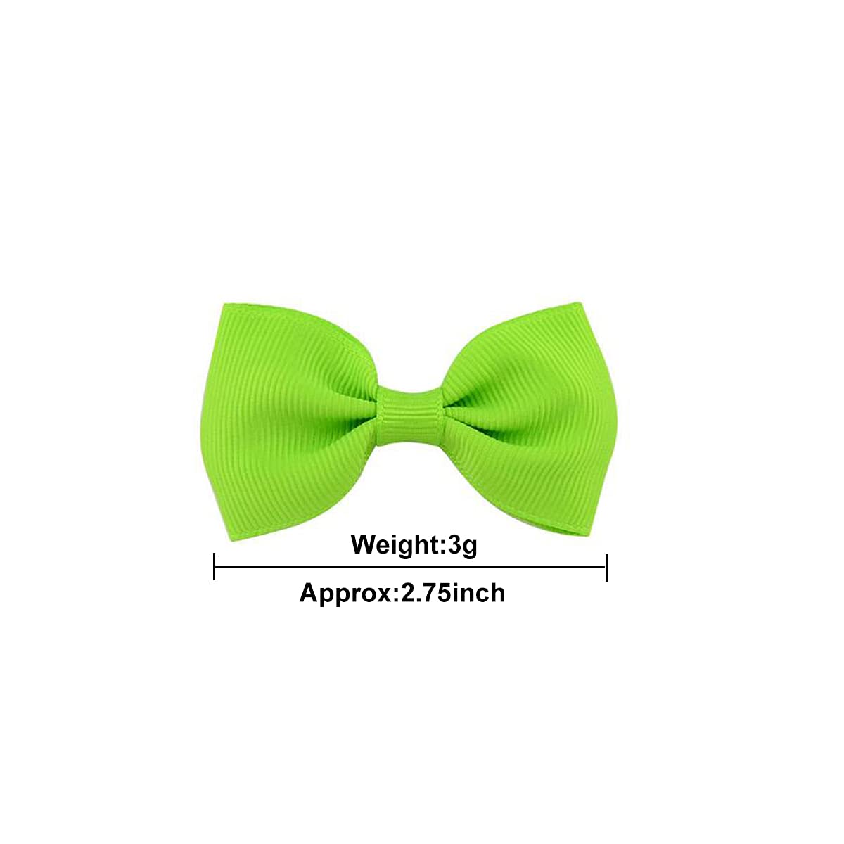 40 Pcs Baby Girls Grosgrain Ribbon Hair Bows Clips - Colorful Barrettes for Toddlers, Kids & Teens - Perfect for Parties, School & Daily Hair Accessories