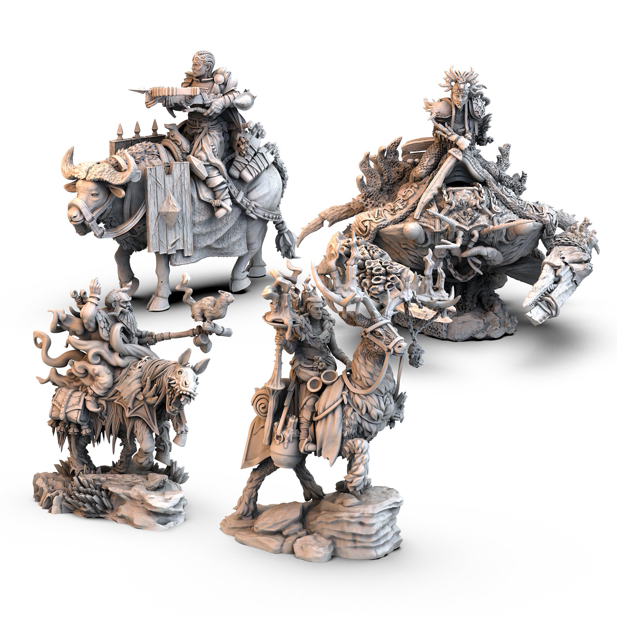 Tainted Grail: Kings of Ruin - Mounted Heroes Expansion Board Game | Strategy Adventure Game for Adults | Perfect for Game Nights and Fantasy RPG Enthusiasts