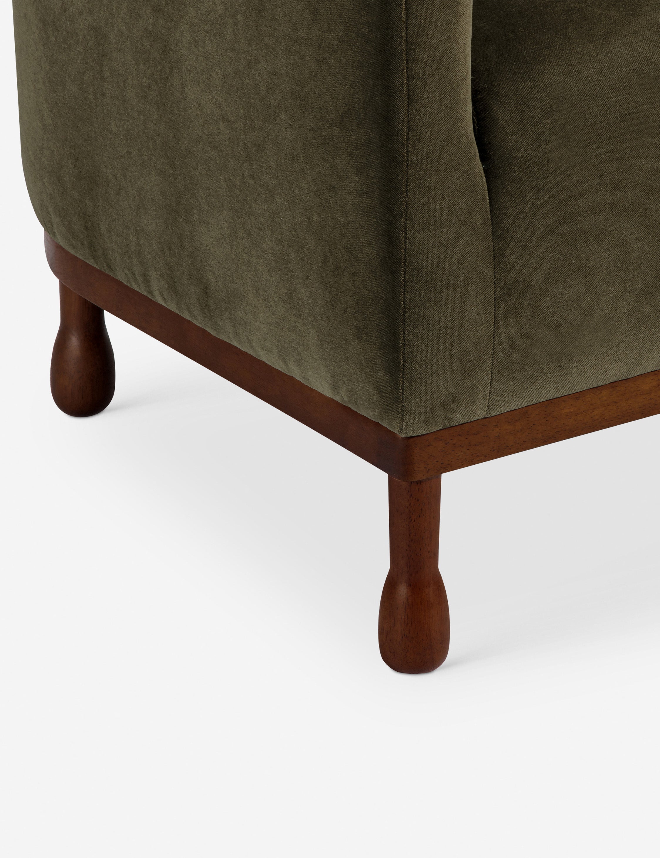 Gavin Accent Chair by Black Birch Homes x Co.House Designs - Modern Mid-Century Lounge Chair for Living Room, Bedroom & Office - Comfortable Upholstered Armchair with Wooden Legs