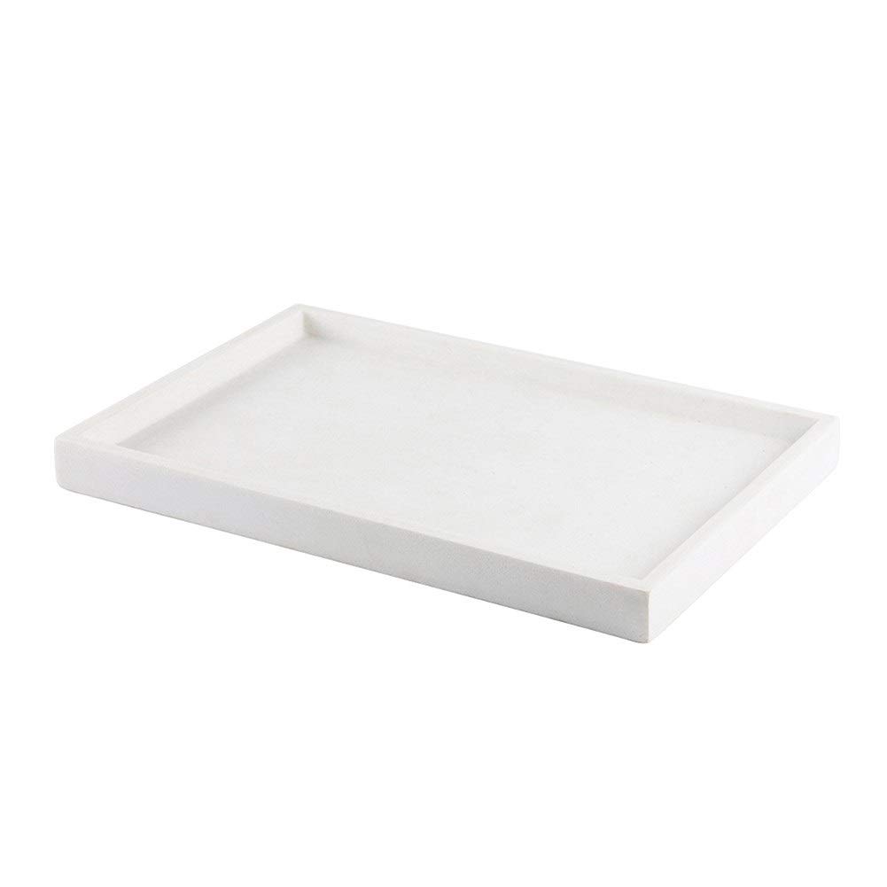 Premium Sandstone Bathroom Accessories Set - Luxury Soap Dish, Toothbrush Holder & Tray - Modern Hotel & Home Decor (Color A) for Spa-Like Bathroom Experience