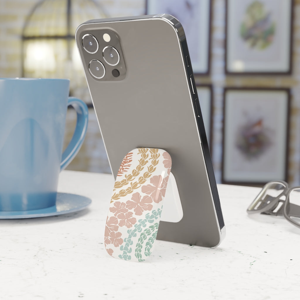 Groovy Lei Phone Grip - Non-Slip Phone Holder with Adhesive Back for iPhone, Samsung & Smartphones - Perfect for Selfies, Gaming & Daily Use