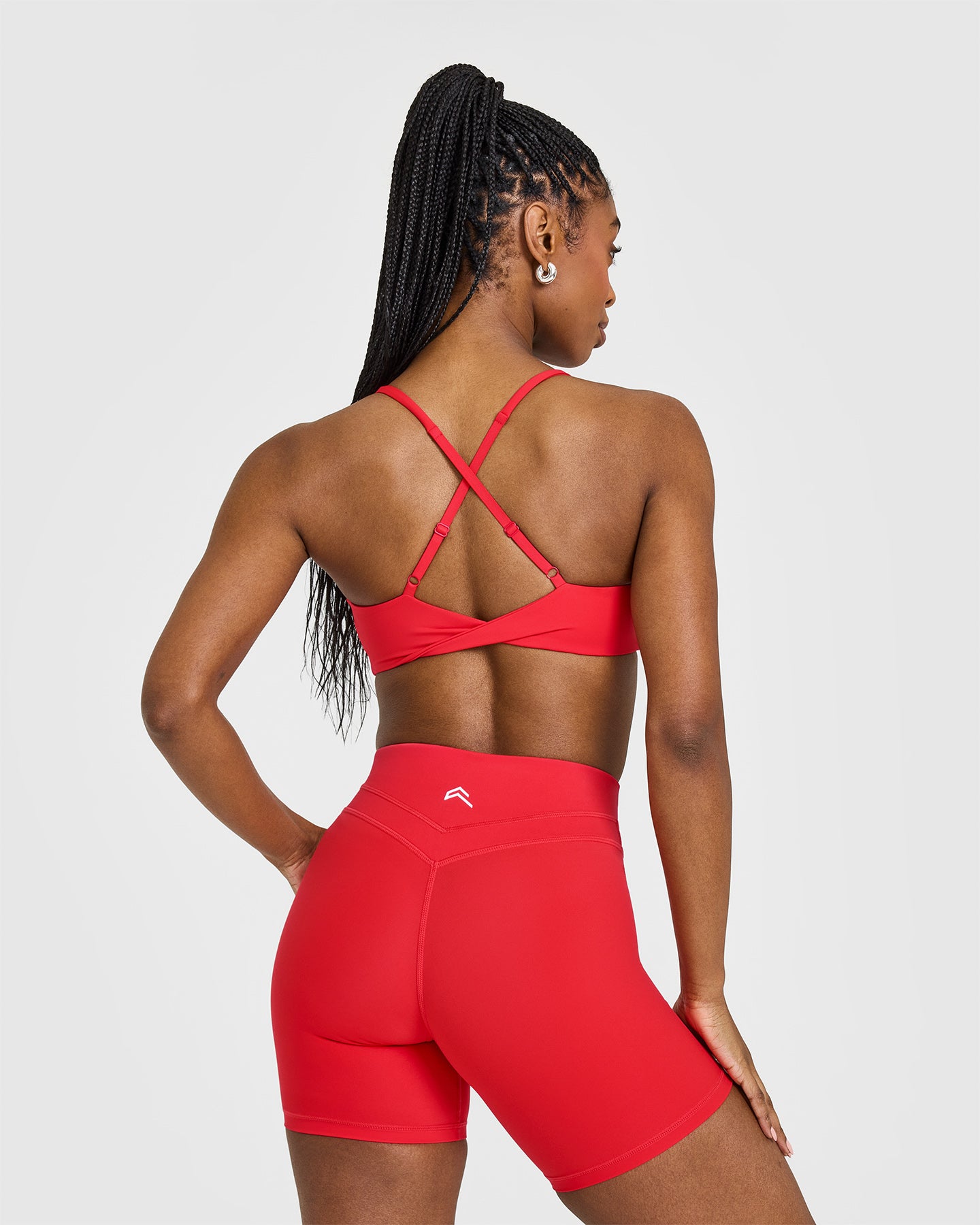 Unified Micro Bralette - Seamless Sports Bra for Women | Muscle Mommy Red | Perfect for Yoga, Gym & Active Lifestyle