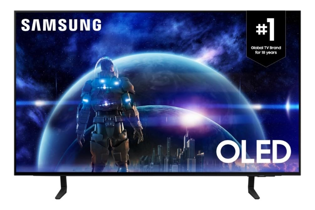 Samsung 42-Inch OLED S90D 4K Smart TV with HDR, AI-Powered, 144Hz Refresh Rate, LaserSlim Design & Gaming Hub - Perfect for Gaming & Home Entertainment (QN42S90DAEXZC) [Canada Version 2024]