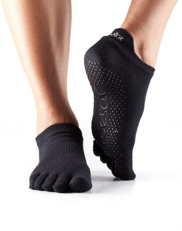 ToeSox Low Rise Grip Socks for Yoga, Pilates & Barre - Non-Slip Workout Socks with Arch Support for Women