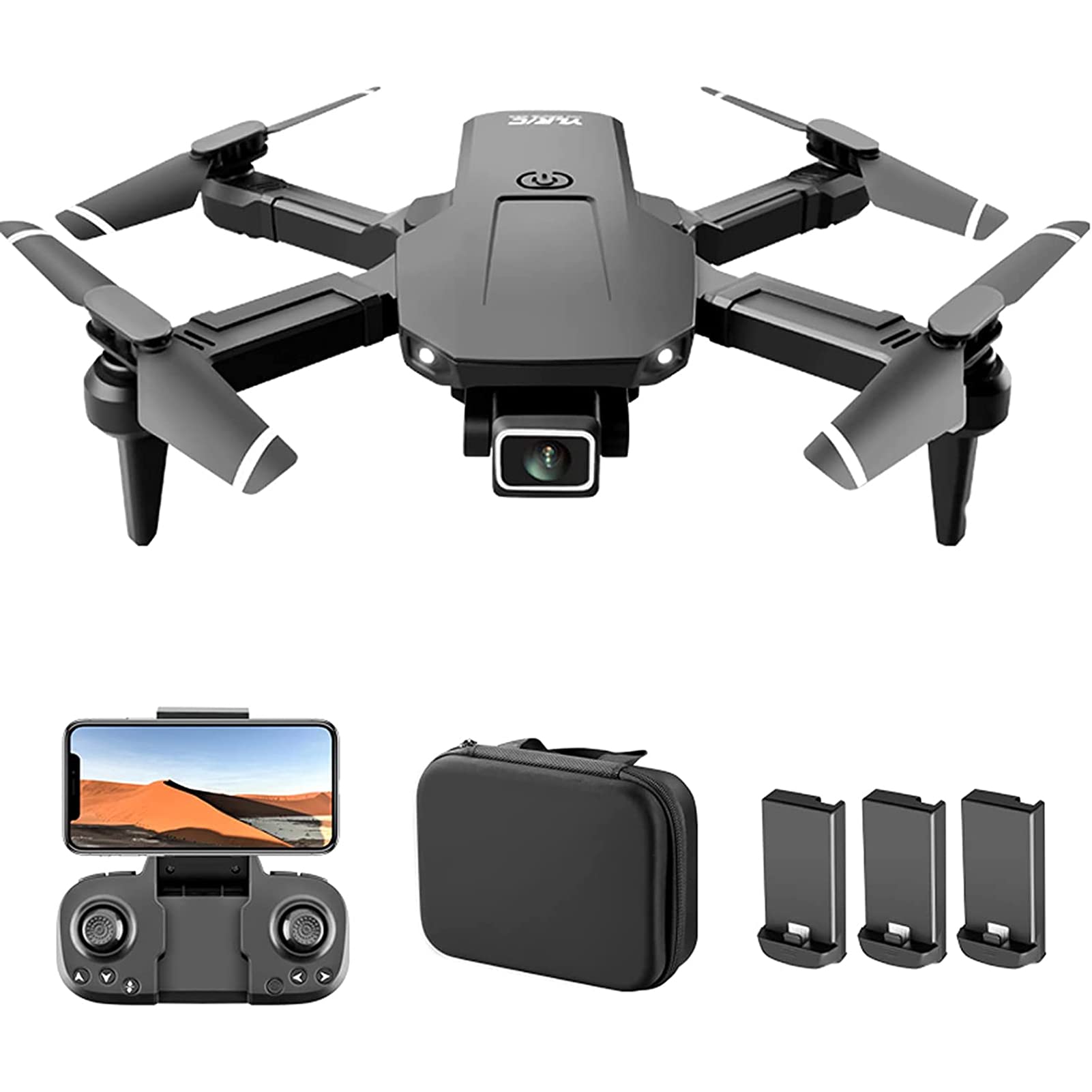 **S68 4K WiFi FPV RC Drone with Dual Camera - Foldable Mini Quadcopter for Kids & Adults, Gravity Sensor, Headless Mode, Gesture Control - Perfect for Outdoor Adventures, Aerial Photography & Fun Family Activities**