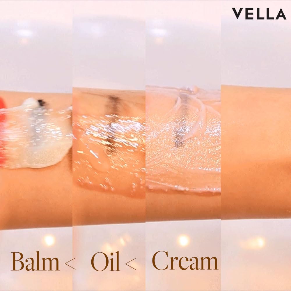 VELLA All-in-One Cleansing Balm 3.04oz - Korean Makeup Remover & Pore Care for Daily Skincare