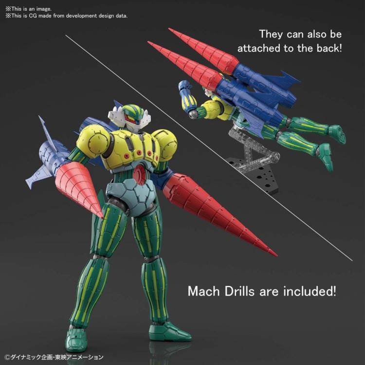 Bandai HG 1/144 Kotetsu Jeeg Infinitism Plastic Model Kit - Anime Robot Building Set for Collectors & Hobbyists - Perfect for Display & Gundam Fans
