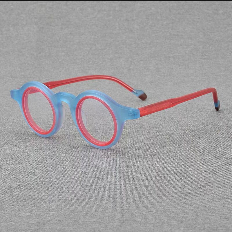 Stylish Garth Round Acetate Eyeglass Frames - Lightweight & Durable for Men & Women - Perfect for Reading, Work, and Fashion Accessories