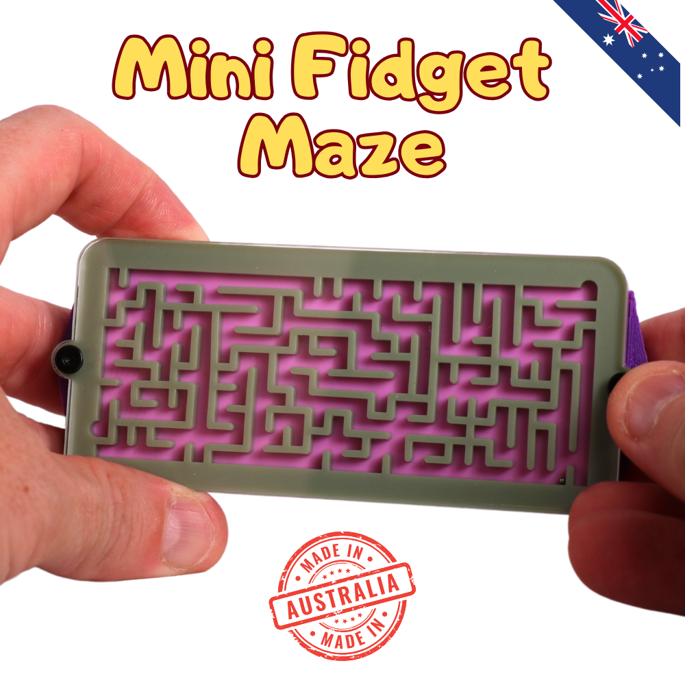 Mini Fidget Maze Toy - Stress Relief Sensory Fidget Toy for Kids & Adults - Perfect for Anxiety, ADHD, Focus & Classroom Use