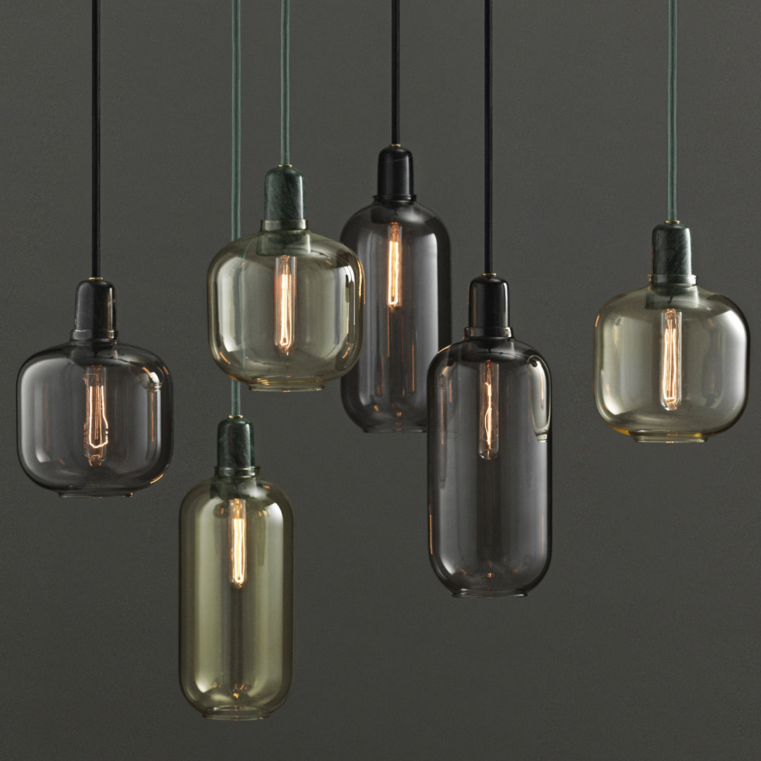 Modern Amp Pendant Lamp - Industrial Style Hanging Light Fixture for Kitchen Island, Dining Room & Bedroom Lighting | Dimmable Edison Bulb Compatible