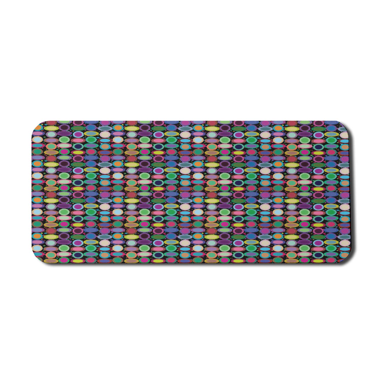 Ambesonne Geometric Gaming Mouse Pad - Non-Slip Rubber Base, Extra Large 35