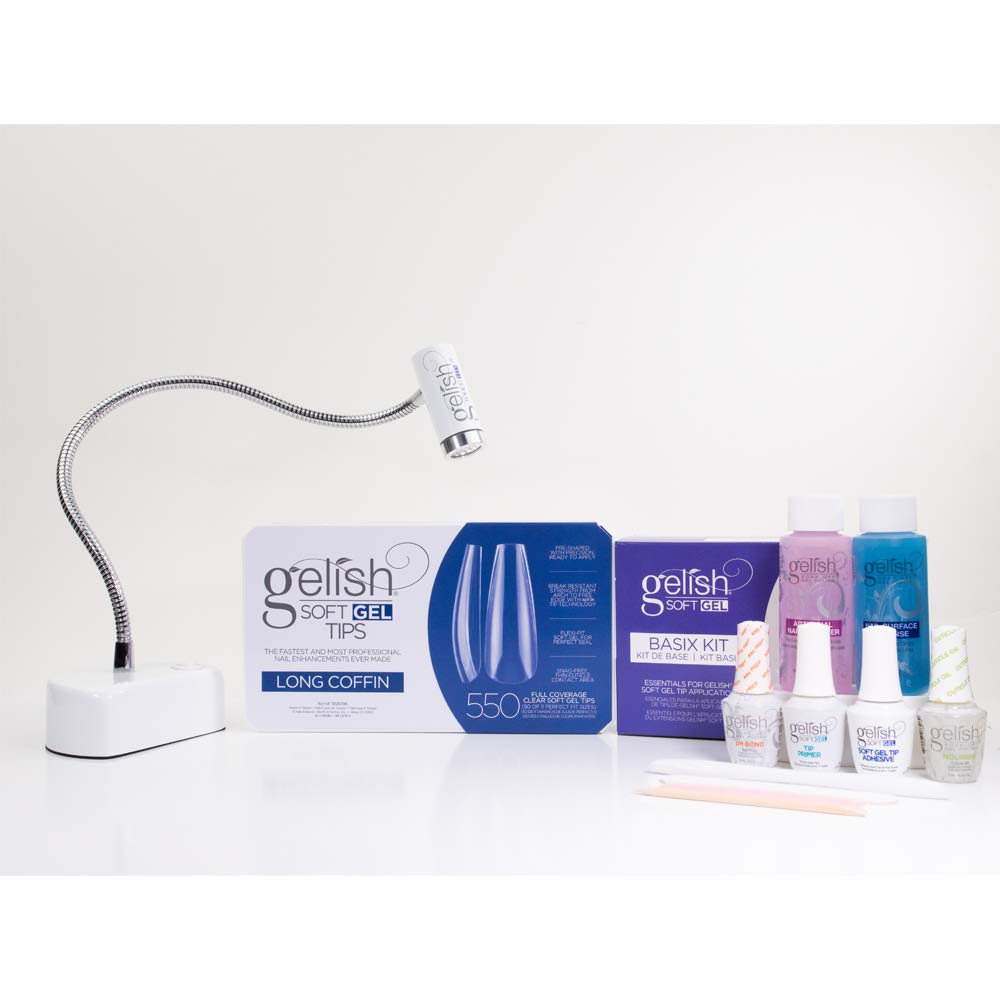 Gelish Soft Gel Nail Polish Bundles - Soak Off Gel Manicure Kit for Salon & Home Use - Perfect for DIY Nails, Professional Nail Artists & Gift Giving