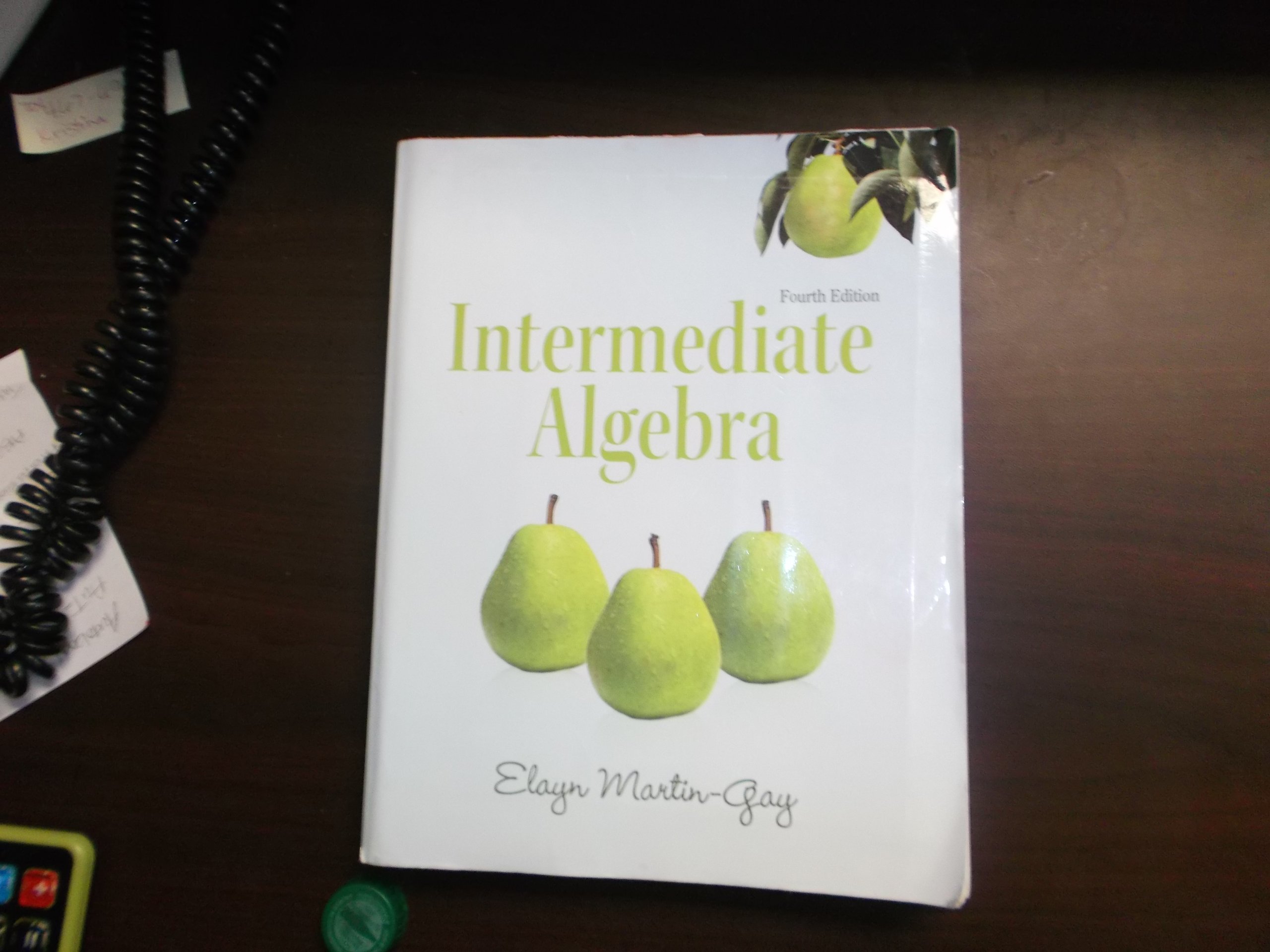 Intermediate Algebra 4th Edition - Martin-Gay Developmental Math Series Textbook | College Algebra Study Guide & Practice Problems for Students - Perfect for Classroom Learning & Self-Study
