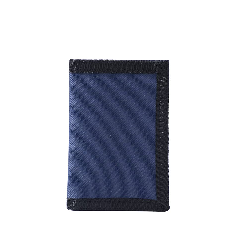 RFID Blocking Kids Wallet for Boys & Girls Ages 4-14 | Secure Trifold Wallet with Zipper Coin Pocket | Perfect Birthday & Christmas Gift for Children (Dark Blue) | Great for School, Travel & Daily Use