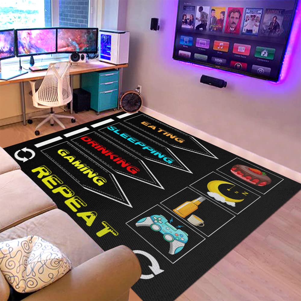 Large Gaming Rug for Boys - 59