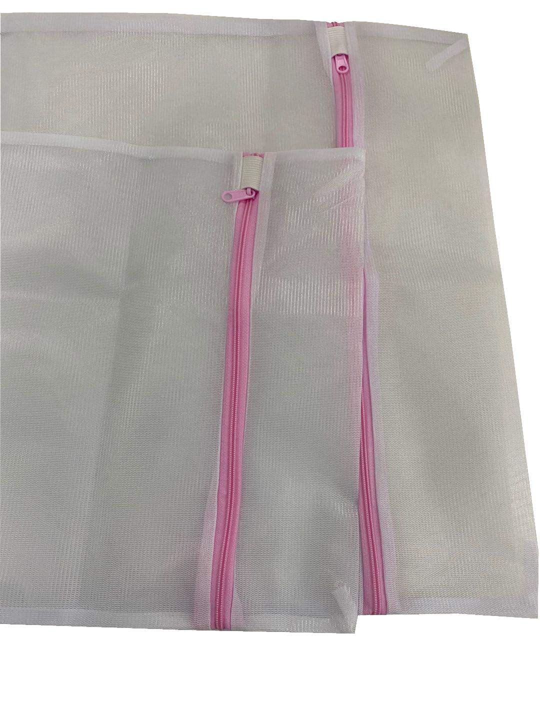 MD1 KJ4 Mesh Laundry Bags for Delicate Clothes - Washable Garment Protector for Blouses, Hosiery, Underwear, Bras & Lingerie | Travel Laundry Organizer | Perfect for Travel, Gym & Home Use
