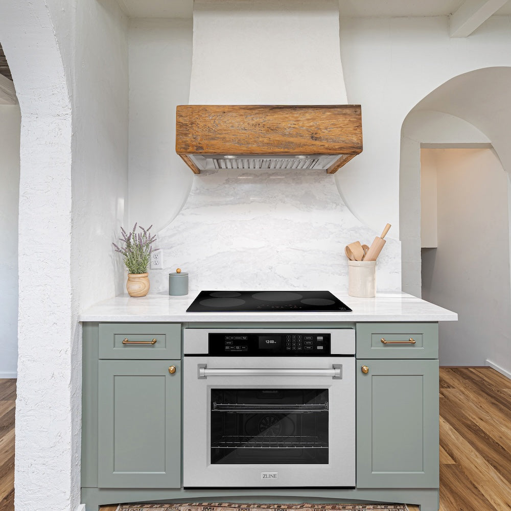 ZLINE 30 Inch Professional True Convection Single Wall Oven with Air Fry & Self-Clean - Satin Stainless Steel (WASS 30) | Perfect for Home Chefs & Baking Enthusiasts | Ideal for Roasting, Baking & Air Frying