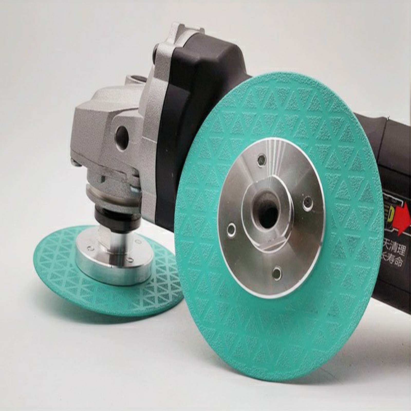 4 Inch/100mm M10 Vacuum Brazed Diamond Grinding Disc - Angle Grinder Cutting Wheel for Marble, Concrete, Ceramic Tile & Quartz (Purple) | Perfect for DIY Home Renovation, Stone Fabrication & Construction Projects