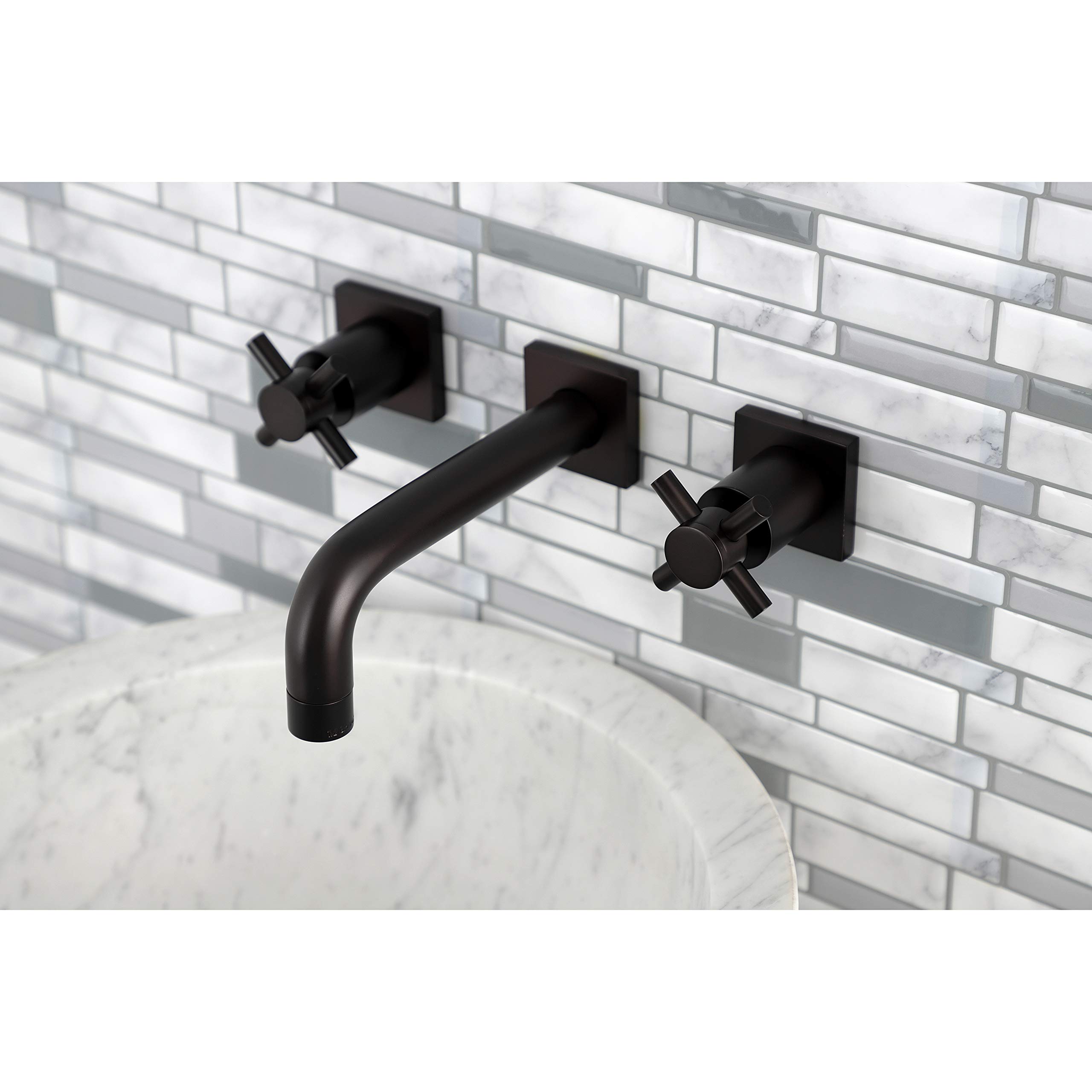 Kingston Brass KS6125DX Concord 8-Inch Widespread Bathroom Sink Faucet - Oil Rubbed Bronze Finish - 10