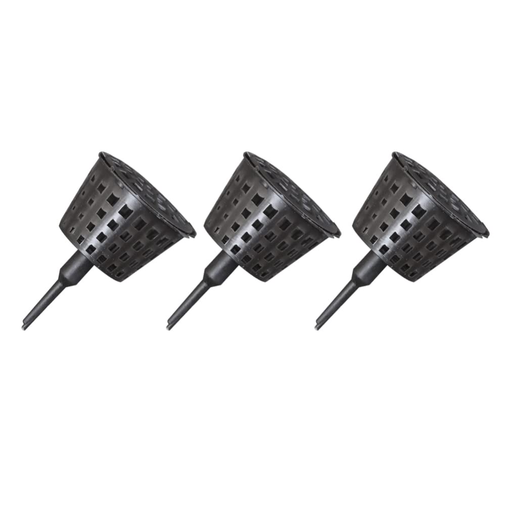 Happyyami 100PCS Bonsai Fertilizer Baskets - Small Mesh Pots for Orchid & Flower Plants - Gardening & Nursery Use
