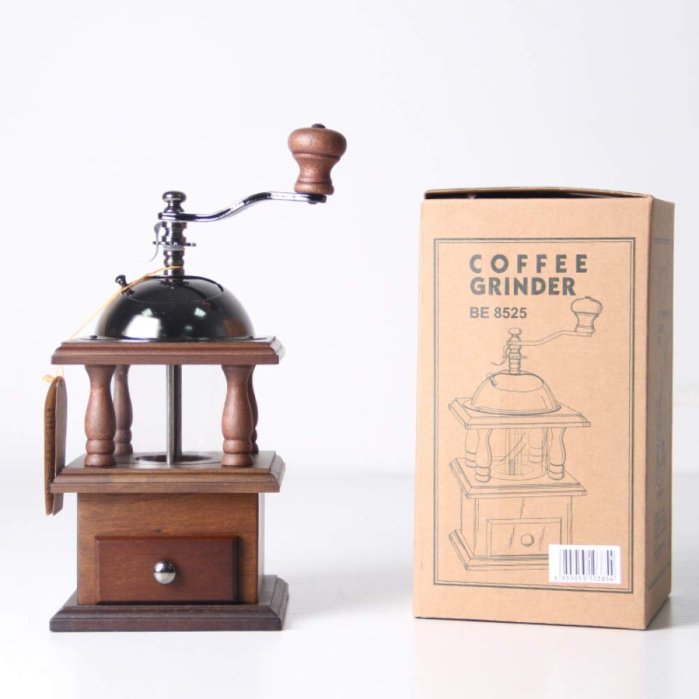 Premium Manual Coffee Grinder - Adjustable Ceramic Burr Hand Mill for Espresso, French Press & Pour Over | Portable Small Coffee Bean Grinder for Home, Camping & Travel | Kitchen Gadget & Coffee Lover Gift