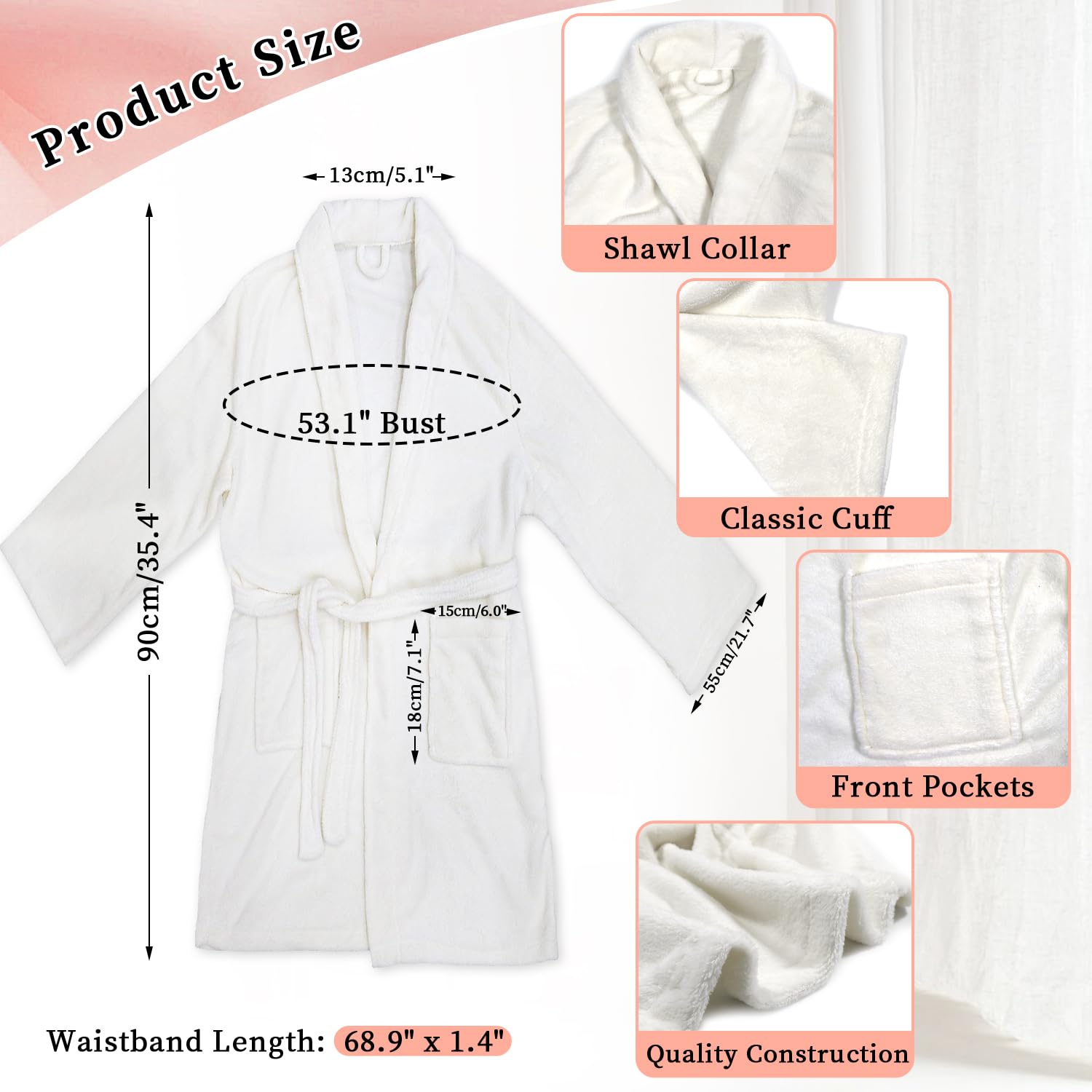 Luxury Satin Bathrobe & Sleep Mask Gift Set for Women - 7-Piece Spa Self Care Kit with Scented Candles | Perfect Birthday, Christmas & Relaxation Gifts for Her | Ideal for Home Spa Nights, Mother's Day & Romantic Getaways