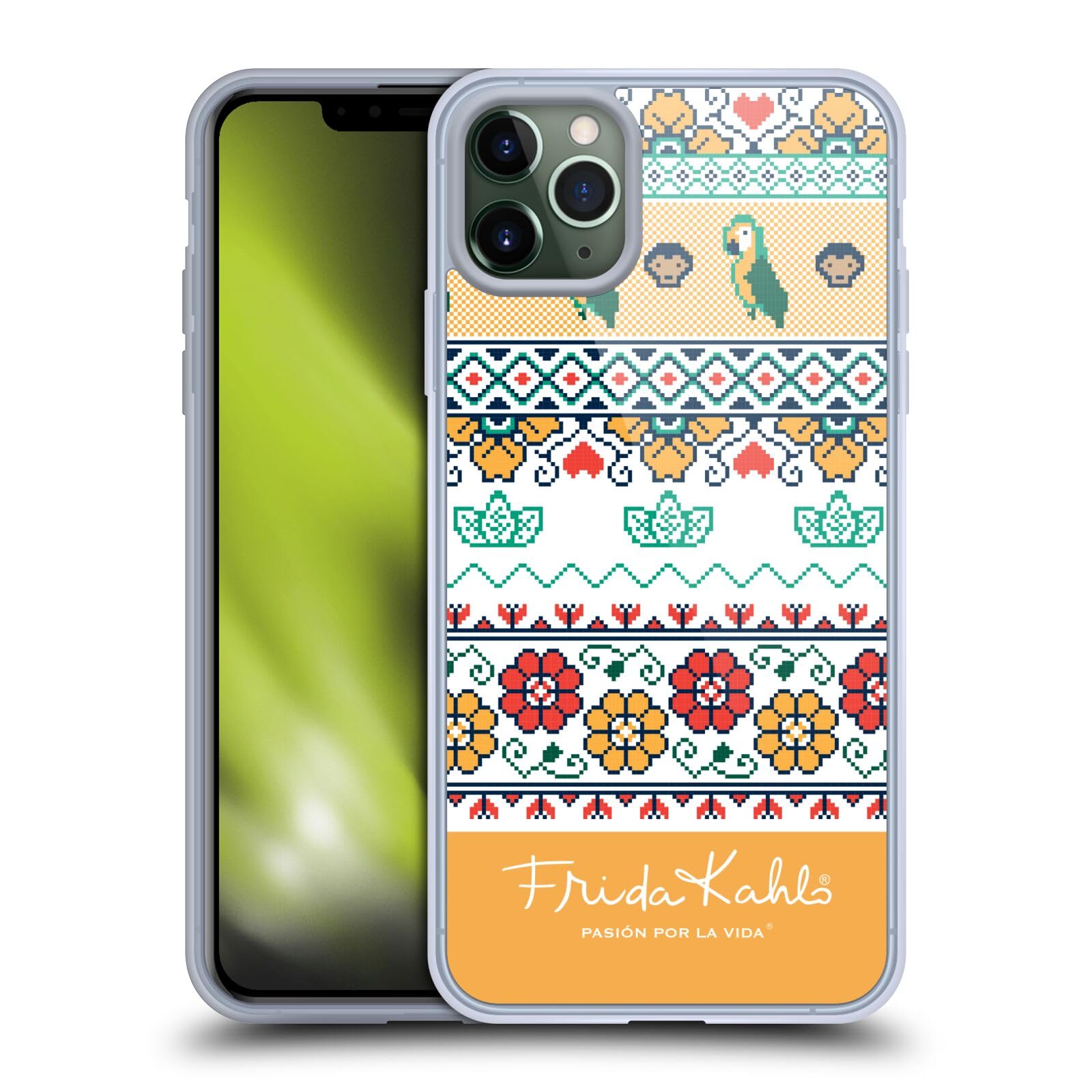 Frida Kahlo Tropical Coyoacan iPhone 11 Pro Max Case - Officially Licensed Soft Gel Phone Cover with Vibrant Art Patterns - Perfect for Art Lovers, Travel Enthusiasts & Unique Style Protection