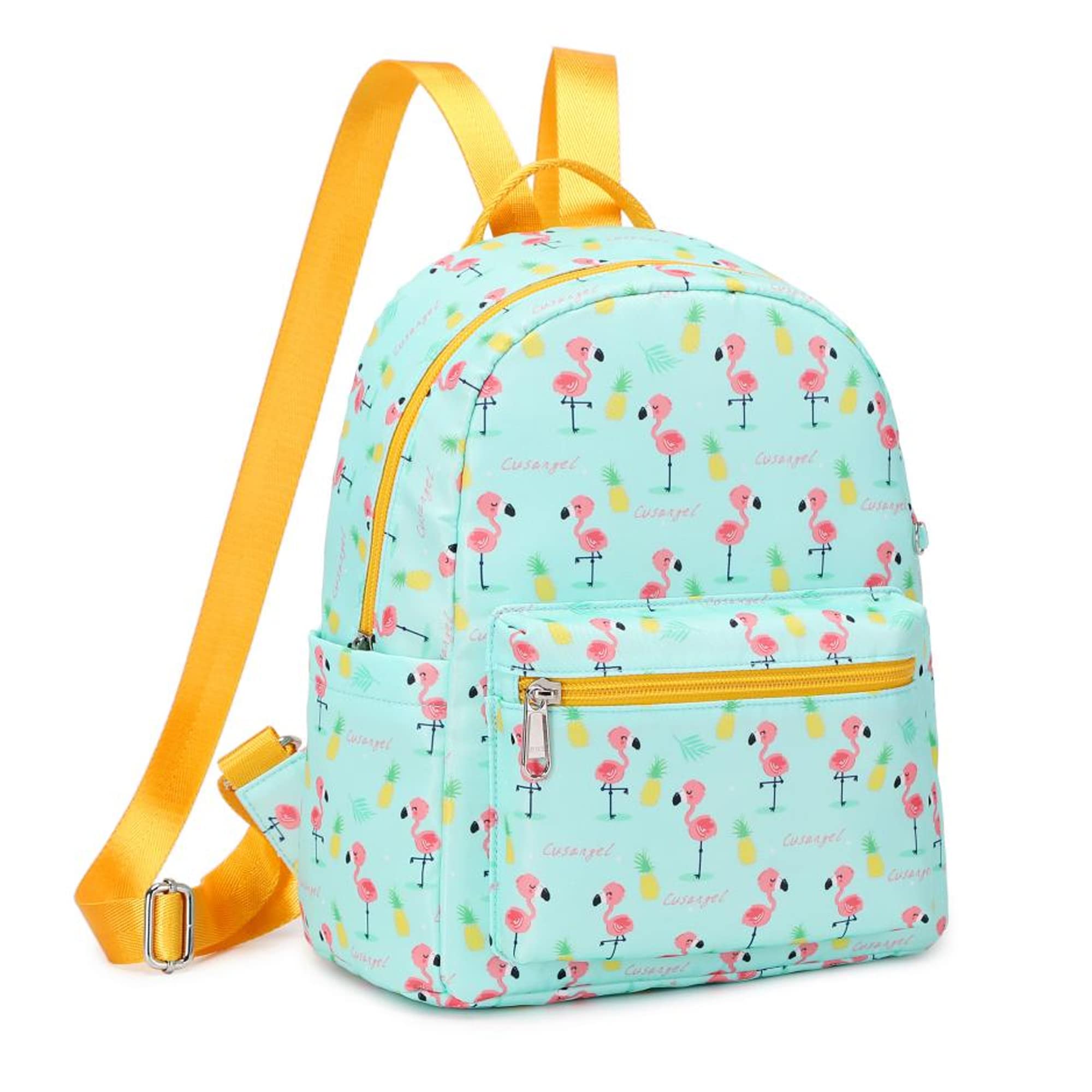 Cute Mini Sunflower Backpack for Women & Girls - Small Travel Daypack, Nylon Shoulder Bag Purse for Casual Outings, School & Outdoor Activities